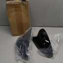 AUCERAMIC 2PCS Rearview Mirror Covers Caps 11th Gen Civic Fit for 2022-2026 Honda Civic LX EX Sport Si Sedan, LX EX-L Sport Hatchback Glossy Black (Adapt to non turn signal lights)