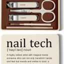 Best Nail Tech Gifts for Women Nail Clipper Set, 6 Pcs Toenail Clippers, Stainless Steel Fingernail Clipper Sharpest Thick Toenail & Ingrown Nail Clipper Set (Nail tech)