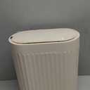 ELPHECO 2 Gallon Sensor Trash Can - 7.5L Waterproof Motion Sensor Trash Can, Automatic Bathroom Trash Bin, Slim Garbage Can, Bathroom, Office, Bedroom, Beige