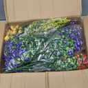 Yastouay Artificial Flowers for Outdoors UV Resistant, 36 Bundles Realistic Outdoor Artificial Plants & Flowers, Fake Outdoor Flowers Plants for Front Porch Window Box Garden Decoration