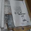 Steel Base Rolling TV Stand with Soundbar Mount for 50-90 inch TVs up to 154lbs, Swivel&Tilt Mobile TV Stand with Large Storage, Height Adjustable Heavy-Duty TV Cart, Max VESA 600x400mm, White