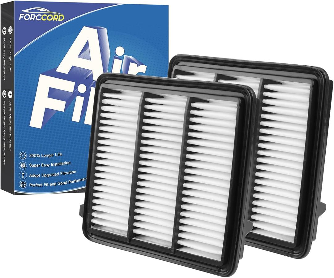 2-Pack Engine Air Filter Fits for Honda CR-V CRV 2023-25, Civic 2022-2025, Accord & Integra 2023-2025 (ONLY FIT1.5L) Air Filter Replacement 1722064AA00 Car Accessories