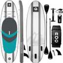 Roc Inflatable Stand Up Paddle Board with Premium SUP Paddle Board Accessories, Wide Stable Design, Non-Slip Comfort Deck for Youth & Adults