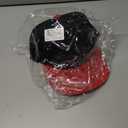 Classic Button up Hip-Hop Baseball Cap, Adjustable Color Blocked Unisex Flat Cornered Cap