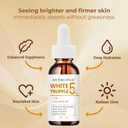 Luxury Hydrating Face Serum with White Truffle & Ceramide  Brightening, Nourishing & Plumping Serum for Glowing Skin  Infused with Shea Butter, Avocado Oil & Botanical Extracts