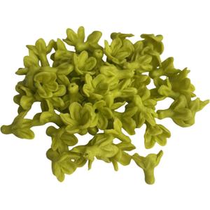 50 PCS Pakalana 03 Cowslip Creeper Flower Clay Beads for Jewelry Making DIY Craft Supplies