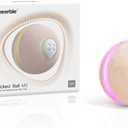 Cheerble Interactive Cat Ball Toy, Wicked Ball M3, Automatic Interactive Cat Toys for Indoor Cats with 3 Modes, Rechargeable Cat Enrichment Toys for Small/Medium/Large Cats to Keep Them Busy (Apricot)