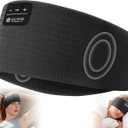 LOVE EYE Sleep Headphones Wireless Headband Headphones Bluetooth 5.4 for Side Sleeper Bluetooth Headband Earphones for Sports for tech Gadgets Gifts (Mesh Black)