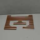 COLLECTIVE HOME - 12" Metal Letters for Wall Decor, Corrugated Rusty Letters, Rustic Hanging Wall Decor, Monogram Hanging Farmhouse Decor, Alphabet Signs for Office Bedroom Living Room Kitchen (E)