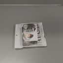 BARSDAR Straight Hair Bun Extensions - Short Straight Ponytail Gray Hair Bun Extensions for Women, Elastic Synthetic Messy Hair Bun Scrunchies Hairpieces Daily - Dark Grey with White Tips (1 Count (Pack of 1))