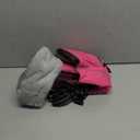 PETDSH Dog Coat Large, Built-in Harness Dog Jacket with Warm Fleece Lining, Waterproof Reflective Dogs Winter Coat, Pet Coats with Pocket and Trash Bags (Pink, Large)