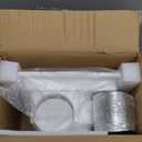 (Panel size:12inch)Bathroom Exhaust Fan with Light, Ceiling Mount, 110 CFM 1.0 Sones 4 Inch Duct, Quiet Square Bath Fan Light Combo, Shower Exhaust Fan with Light(XL) (X Large)