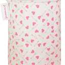 QUEENLALA Large Storage Basket, Laundry Hamper/ Bathroom/ Home Decor/ Collapsible Round Storage Bin, Boys and Girls Hamper/ Boxes/ Clothing(Heart Arrow)