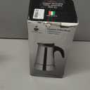 12 Cup Stovetop Espresso Maker Stainless Steel Moka Pot Stove Top Percolator Italian Coffee Makers Capable Mocha Greca Machine Cafe Classic Induction Cookers for Home and Camping 600ml 20oz (Silver)