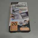 Cozy Essential Compression Bags for Travel - Travel Essentials - 20 Pack Space Saver Bags - No Vacuum Needed - Compression Packing Bags for Cruise Accessories
