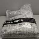 zesthome 6x9 Rugs for Living Room  Abstract Washable Rug, Ultra-Thin 6x9 Area Rugs, Stain Resistant Rugs for Bedroom, Large Home Decor Rug, Modern Area Rug (Grey, 6'x9')