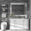 Gray Granite Peel and Stick Marble Paper 23.7"197" Matte Removable Wallpaper Marble Contact Paper for Countertop, Furniture, Wall Thick Wallpaper Easy to Remove Waterproof Vinyl