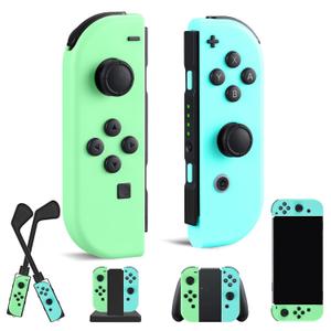 juytnbk Replacement for Nintendo Switch Controller, Switch Wireless Controllers Compatible with Switch/Lite/OLED, Support Motion Control/Dual Vibration/Wake-up(Blue)