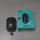 Logitech M185 Wireless Mouse, 2.4GHz with USB Mini Receiver, 12-Month Battery Life, 1000 DPI Optical Tracking, Ambidextrous PC/Mac/Laptop - Swift Grey (Swift Gray)