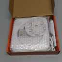 Gueray CD Player Portable with Bluetooth Wall Mountable, CD Music Battery Operated Players for Home with Speakers 1800mAh Rechargeable LCD Screen Display FM Radio USB AUX Jack Remote Control (White)