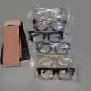 CCVOO Stylish Reading Glasses for Women, Eyeglasses, Blue Light Readers for Women, Computer Eye Glasses, Cheaters, +2.75