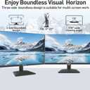 SANSUI 24 inch Monitor IPS FHD 1080P Computer Monitor 75Hz, Display Port Monitor with Built-in Speakers, PC with HDMI,VGA,DP Ports/Eye Care/Ergonomic Tilt(ES-24X5A HDMI Cable Included)