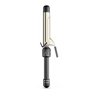 HOT Tools 24K Gold Professional 1 1/4" Extended Barrel Curling Iron with Clamp for Tousled Curls - 24K Gold Technology for Long-Lasting Results & Longer Barrel for Easy Styling