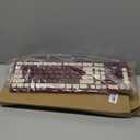 Wireless Keyboard and Mouse Combo, Reccazr 2.4G FullSized Keyboard and Mouse Cordless, 3 DPI Adjustable Mouse, DualSystem Keyboard for Computer/Laptop/Windows/Mac (Wine red)