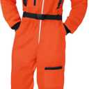 Morph Astronaut Costume Adult, Space Suit Men, Mens Halloween Costume Astronaut Suits, Nasa Costumes Adult (Medium, Orange)