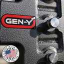 GEN-Y GH-099 5/8" Hitch Pin, 4" Useable Length with Self-Locking Twist Clip