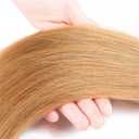 30 Inch #27 Blonde Bundles Human Hair Straight 1 Bundle 100 Gram/Bundle Unprocessed Brazilian Virgin Hair Honey Blonde Straight Bundles Human Hair Extensions