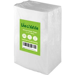 100 Gallon Szie 11 x 16 Inch Freezer Food Vacuum Sealer Storage Bags Size,Vac Seal a Meal Bags with BPA Free and Heavy Duty Sous Vide Vaccume Safe PreCut Bag