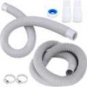 CIPU Pool Hose Kit 1-1/2" for Sand Fliter Pool Pump Replacement Accessories Full Hose Set Easy to Install 6 Feet+3 Feet for Above Ground Swimming Pools