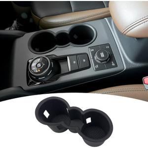 Center Console Cup Holder Compatible with 2020-2025 Ford Escape/2021-2025 Bronco Sport Insert Drink Holder Cupholder Coast for Bronco Sport&Escape Accessories(for Escape/broncosport 20-25)