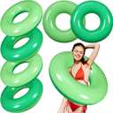 JellyArch 6 Pcs Inflatable Pool Float for Adult 28 Inch Swim Tube Bulk Pool Inner Tube Floaties Swimming Ring for Beach Party Decoration Women Men River Lake Summer Vacation Holiday