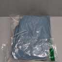 KOUFALL Blue Kitchen Window Curtains Over Sink,Small Blackout Short Rustic Farmhouse Dining Room Curtains 36 Inch Length,Gray Stone Blue (34"W x 36"L (Pack of 2))