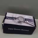 FEELSO Filtered Shower Head with Handheld, High Pressure 4 Spray Showerhead with Filters & Upgraded Anti-clog Nozzles for Hard Water -Remove Chlorine, Reduce Dry Itchy Skin -ON/OFF Switch for Pet Bath (Gray)