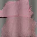 Women Sexy Long Sleeve Bodycon Midi Dresses See Through Lace Dress 2 Piece Dress Set Birthday Date Night Outfit (Large, Pink)