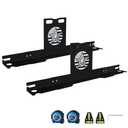 kuaiben Wheel Alignment Tool with Imperial Tape Measure, Upgraded Automotive Alignment kit Without Removing Calipers, Heavy-Duty Stainless Steel Toe Alignment Plates for Most Cars, Trucks and SUVs