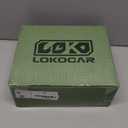 LokoCar Adjustable Fuel Pressure Regulator Kit Oil 20-80psi Gauge 6AN Return Adjustable Black