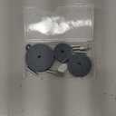 3 Pcs Mounted Stone Grinding Wheels with 1/4-Inch Shank 40mm/50mm/60mm Diameter Abrasive Stone Grinding Wheels for Drill, Grinder, Rotary Tools