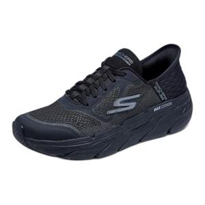 Skechers Men's Max Cushioning Slip-ins - Athletic Workout Running Walking Shoes with Memory Foam, Black, 8