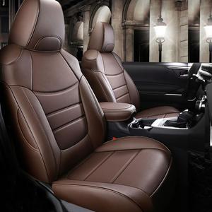 CocheFamilia Custom Fit RAV4 Hybrid Car Seat Covers for Select Toyota RAV4 Hybrid (Not for 2019-2025 Hybrid/Prime SE,XSE) 2019 2020 2021 2022 2023 2024 2025 - Full Set,LeatherCoffee