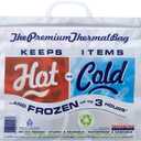 | Insulated Thermal Cooler, Lunch Size, Red & Blue