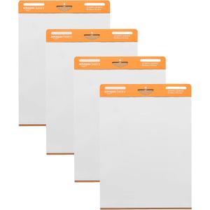 Amazon Basics Sticky Easel Pads for Presentations, Whiteboard-Compatible, 25 x 30 Inch, Rectangular, White, 4-Pack