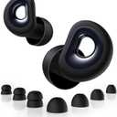 Ear Plugs for Sleeping 55dB Noise Cancelling Ear Plug with 8 Tips, 0.1Oz UltraComfy Ear Plugs for Noise Reduction for Concerts, Side Sleeper, Focus, Snoring, Silicone Reusable Earplug with Case (Charcoal)