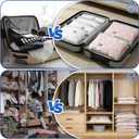 Vacuum Seal Bags For Clothing Travel With Wireless Electric Pump9 Combo Space Saver Vacuum Storage Bags In 3 SizesCompression Travel Packing For Luggage,Ideal For Air Planes, Apartments
