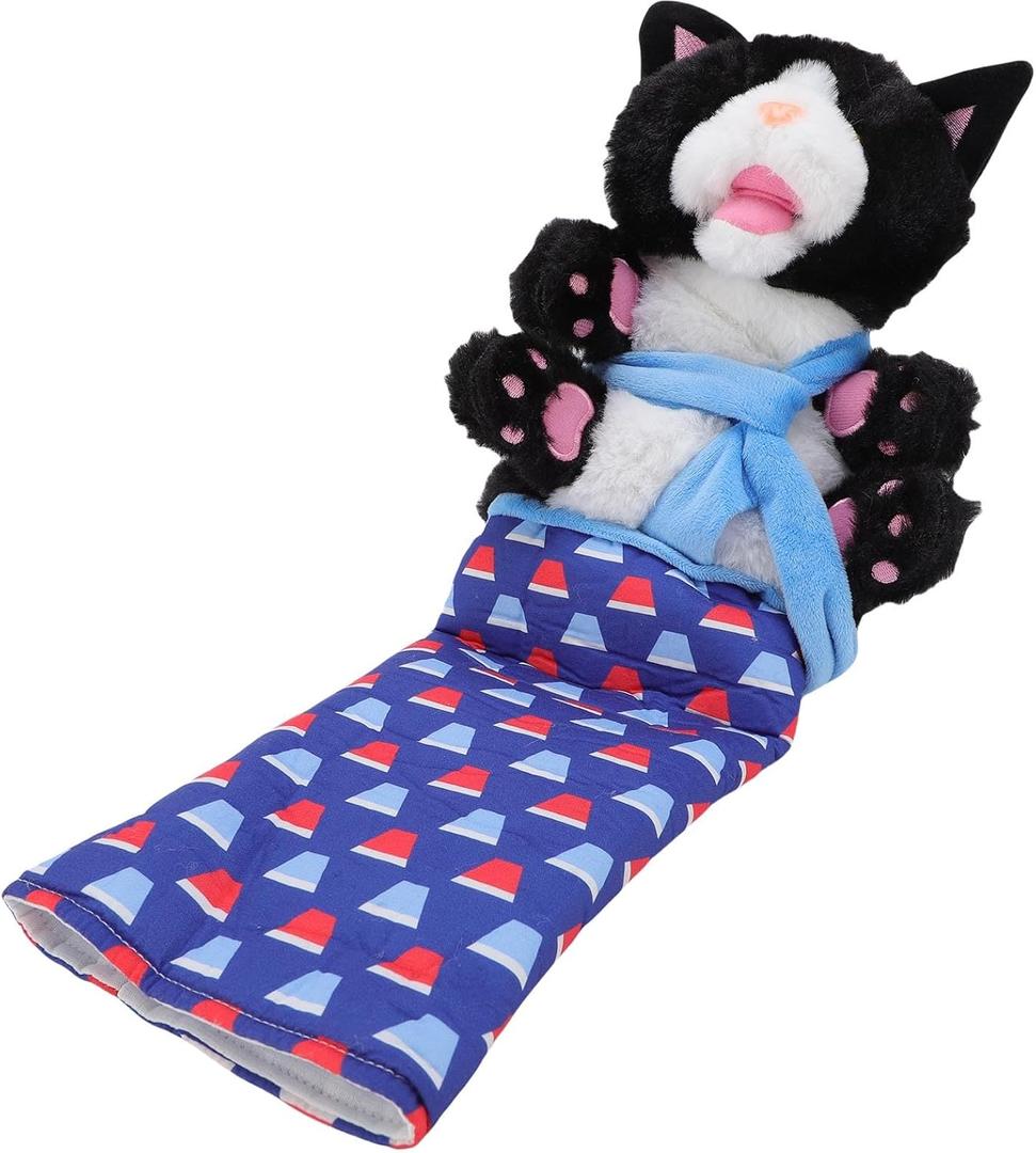 Soft Cat Glove Puppet, Cat Wrestling Puppet, Promote Exercise Reduce Boredom Interactive Portable Soft Polyester Fiber for Cats