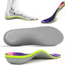 Pain Relief Orthotics - Plantar Fasciitis Ortnsoles Arch Supports, Orthotic Insoles for Women Men, Trim to Fit Inserts Size,8-10, 1 Pair