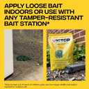 Victor Rat Poisoning for Inside & Outdoor Use - Kills Rats, Mice, Meadow Voles, Mouse Poisoning for Indoor & Outside Areas, Ready-to-Use, Yellow, M925, 4 lbs